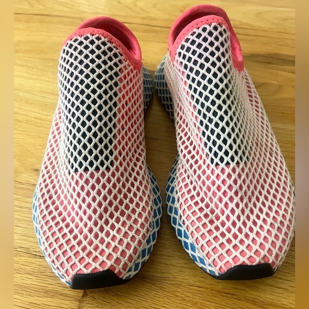 Adidas Multicolor DeerUpt Runner DA9610 Walking Running Shoes Size 4.5 - Picture 4 of 8